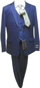 BOYS 5PC. TR SUIT (2141411) MEDIUM BLUE